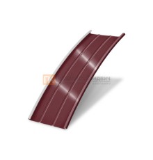 Продольно гнутый фальц профилированный 0,7 RAL 3005 Полиэстер