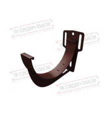 Кронштейн желоба slider ПВХ шоколадный RAL 8017