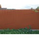 Профнастил фигурный С10 - 0,45 Окрас - Б, Drap RAL 8004 терракота.