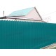 Профнастил фигурный C8 - 0,45 ПЭ с пленкой RAL 5021 водная синь.