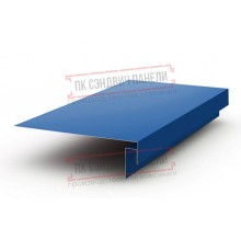 Планка карнизного свеса сложная 185х50х2000 ПЭ-5005-0.45