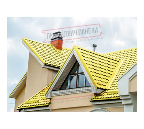 Планка ендовы верхняя 76х76х2000 Полиэстер Ral1018-0.5