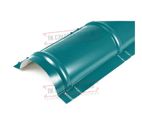 Планка конька круглого R110х2000 ПЭ-5021-0.45