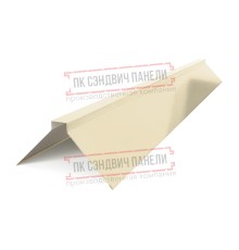 Планка конька плоского 150х150х2000 ПЭ-1015-0.5