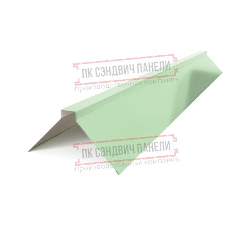 Планка конька плоского 150х150х2000 ПЭ-6019-0.45