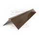Планка конька плоского 150х150х2000 ECOSTEEL-МореныйДуб-0.5