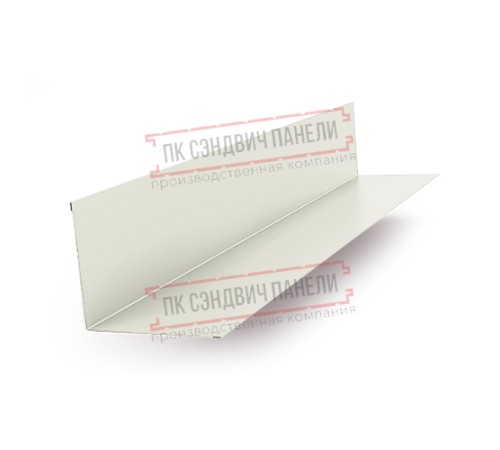 Планка примыкания верхняя 140х90х2000 ПЭ-9003-0.45
