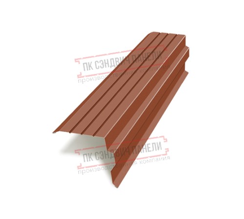 Планка торцевая 90х115х2000 Norman ПЭ-8004-0.5