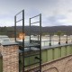 Вертикальная пожарная лестница П1-1 с площ. 800х800 ОЦ L=6650мм