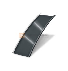 Продольно гнутый фальц гладкий 0,5 RAL 7016 Velur20