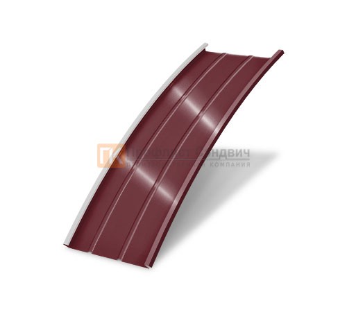 Продольно гнутый фальц профилированный 0,45 RAL 3005 Drap