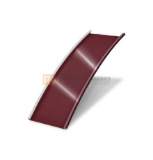 Продольно гнутый фальц гладкий 0,5 RAL 3005 Quarzit