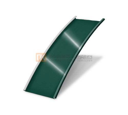 Продольно гнутый фальц гладкий 0,7 RAL 6005 Полиэстер