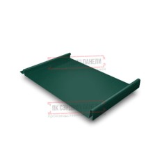 Кликфальц 0,5 Satin RAL6005 зеленый мох с пленкой на замках