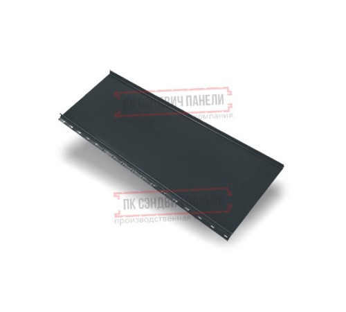 Кликфальц mini 0,5 Quarzit Pro Matt RAL7016 антрацитово-серый с пленкой на замках