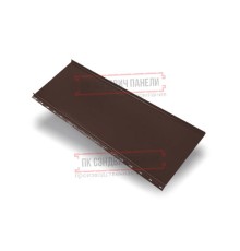 Кликфальц mini 0,5 Satin RAL8017 шоколад с пленкой на замках