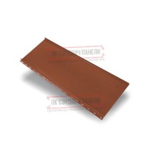 Кликфальц mini 0,45 Drap RAL8004 терракота с пленкой на замках