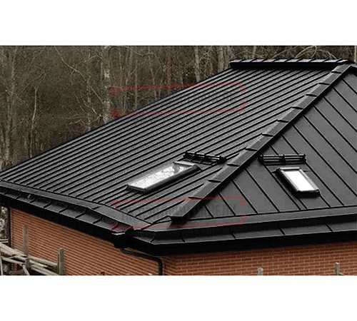 Кликфальц Pro 0,45 Drap ST RAL9005 черный с пленкой на замках