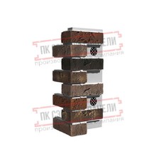 Угловой элемент для термопанели White Hills Лондон Брик Т304-65, толщина панели 60 мм