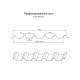 Продольно гнутый профнастил для укрытий конвейеров С44ПГ-1047, 0,8, оцинкованный
