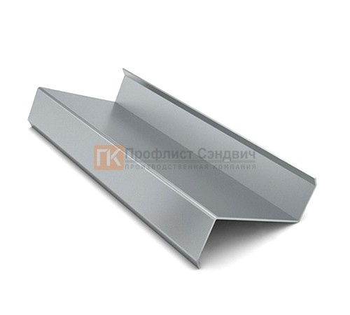 Z-образный профиль 250x70x3000-1,0 мм, оцинкованный