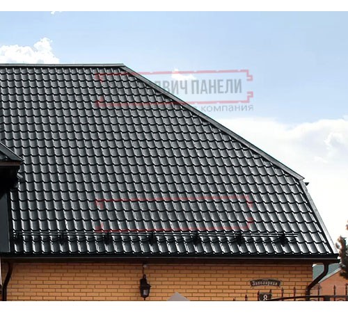 Металлочерепица Классик RR23 GreenCoat Pural-0,5