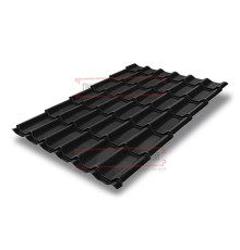 Металлочерепица Классик RAL9005 Quarzit lite-0,5