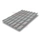 Металлочерепица Классик RAL9006 Satin-0,5