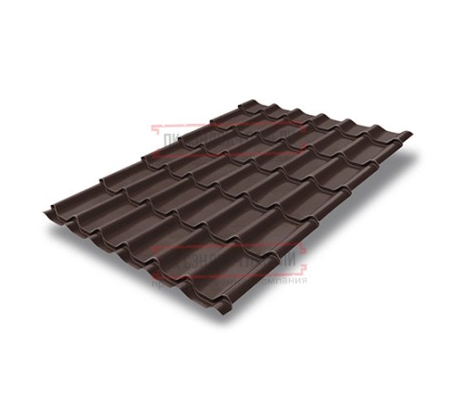 Металлочерепица Классик RAL8017 Rooftop Matte-0,5