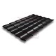 Металлочерепица Кредо RAL9005 Drap-0,45