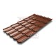 Металлочерепица Квинта плюс 3D RR750 GreenCoat PuRALMatt-0,5