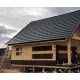 Металлочерепица модульная Квинта Uno 3D RAL7016 Rooftop Matte-0,5
