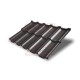 Металлочерепица модульная Квинта Uno 3D RR32 Drap-0,45