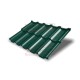 Металлочерепица модульная Квинта Uno 3D RAL6005 Drap-0,45