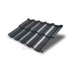 Металлочерепица модульная Квинта Uno 3D RR23 GreenСoat Pural Matt-0,5
