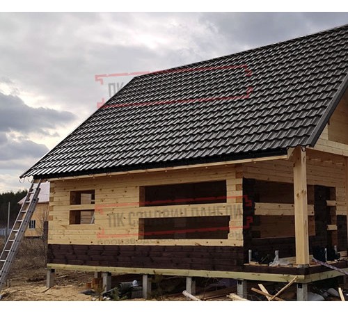 Металлочерепица модульная Квинта Uno 3D RR32 Rooftop Matte-0,5