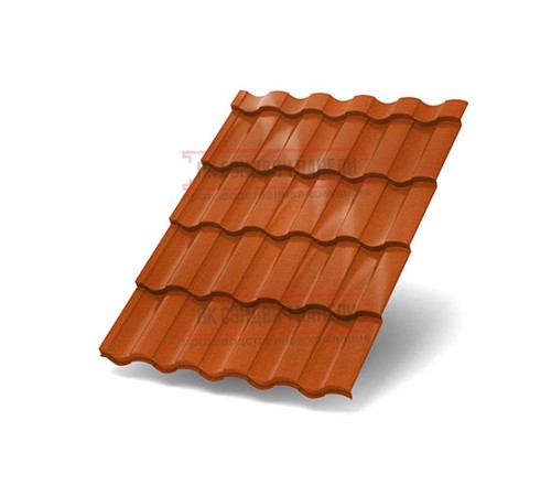 Металлочерепица Монтекристо-SL Copper/Copper AGNETA-0.5