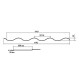 Металлочерепица Монтерроса-X RAL9005 Viking E-0.5