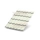 Металлочерепица Супермонтеррей RAL9010 Полиэстер-0.45