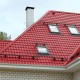Металлочерепица Супермонтеррей RAL3020 Полиэстер-0.45