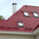 Металлочерепица Супермонтеррей RAL3003 Полиэстер-0.45
