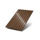 Профнастил МП20-1100 ECOSTEEL-Мореный Дуб-0.5.