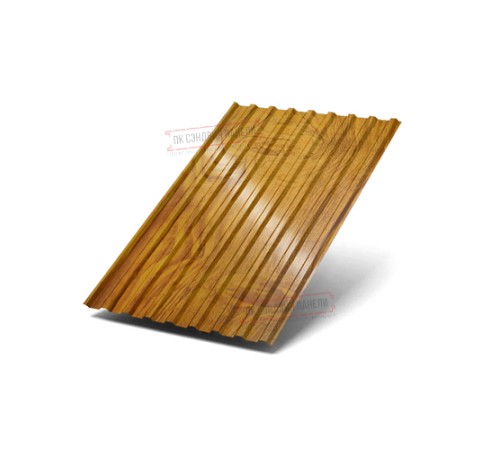 Профилированный лист МП20х1100 ECOSTEEL_ТД-ЗолотойДуб-0.5