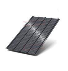 Профнастил ММ35-1000 Colorcoat Prisma RAL7024-0.5