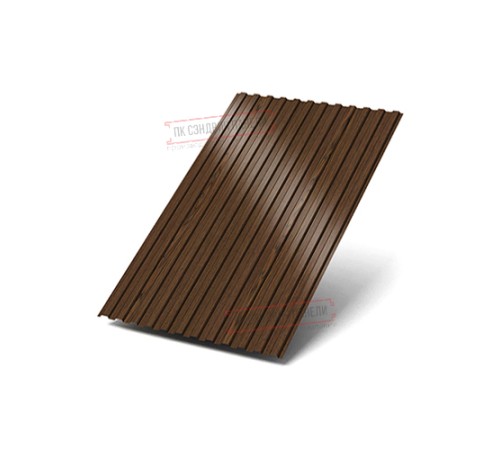 Профилированный лист МП10х1100 ECOSTEEL-МореныйДуб-0.5