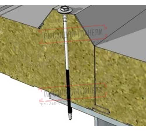 Саморез для сэндвич-панелей 14X95 диаметр 5,5