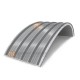 Сэндвич-панели арочные с пенополистиролом, ширина 1200 мм, толщина 20 мм, 0.5/0.5, RAL7004