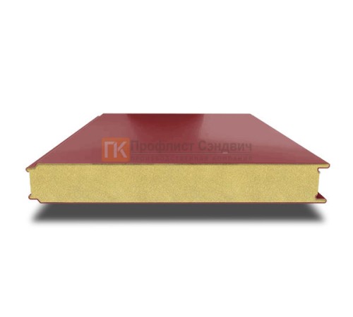 Сэндвич панели гладкие с пенополиуретаном, ширина 1000 мм, толщина 150 мм, 0.5/0.5, RAL3011