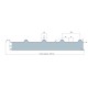 Сэндвич панели кровельные с пенополистиролом, ширина 1200 мм, толщина 200 мм, 0.5/0.5, RAL7011