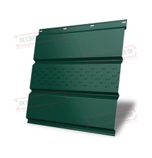 Софит металлический центральная перфорация 0,4 PE с пленкой RAL 6005 зеленый мох